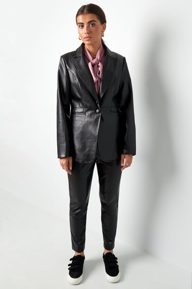 Blazer PU noir - S h5 Image5